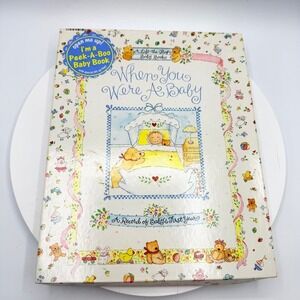 VTG C.R. Gibson When You Were A Baby Record Book Lift-the-Flap Dena Illustrated‎